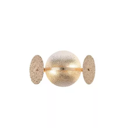 EUROLAMP ARTE ILLUMINA GLOW Falilámpa beépített LED GOLD 2XE14 ΜΑΧ 40W 160Χ330Χ180mm 