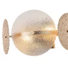 EUROLAMP ARTE ILLUMINA GLOW Falilámpa beépített LED GOLD 2XE14 ΜΑΧ 40W 160Χ330Χ180mm 