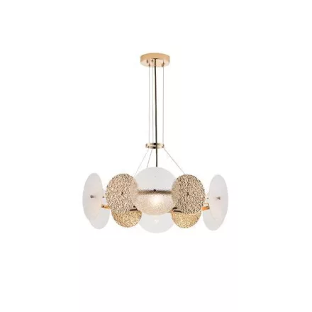 EUROLAMP ARTE ILLUMINA GLOW Függesztett lámpatest GOLD 6XE14 ΜΑΧ 40W Φ560H670mm 