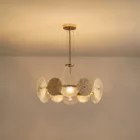 EUROLAMP ARTE ILLUMINA GLOW Függesztett lámpatest GOLD 6XE14 ΜΑΧ 40W Φ560H670mm 