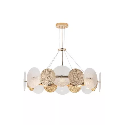 EUROLAMP ARTE ILLUMINA GLOW Függesztett lámpatest GOLD 8XE14 ΜΑΧ 40W Φ700H690mm 