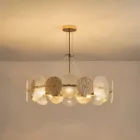 EUROLAMP ARTE ILLUMINA GLOW Függesztett lámpatest GOLD 8XE14 ΜΑΧ 40W Φ700H690mm 