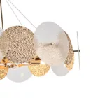 EUROLAMP ARTE ILLUMINA GLOW Függesztett lámpatest GOLD 8XE14 ΜΑΧ 40W Φ700H690mm 