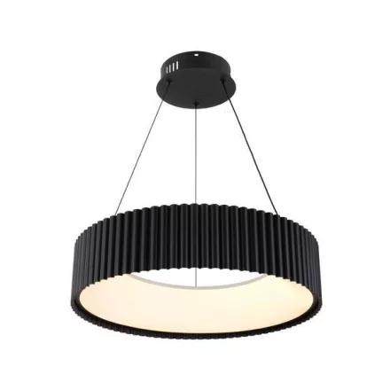 EUROLAMP ARTE ILLUMINA HALLO Függesztett lámpatest beépített LED 30W Fekete Φ460mm