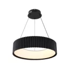 EUROLAMP ARTE ILLUMINA HALLO Függesztett lámpatest beépített LED 30W Fekete Φ460mm