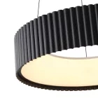 EUROLAMP ARTE ILLUMINA HALLO Függesztett lámpatest beépített LED 30W Fekete Φ460mm