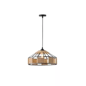   EUROLAMP ARTE ILLUMINA HELIOS Függesztett lámpatest Ε27 MAX40W 400X400X1300mm Kötél & Fém