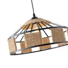 EUROLAMP ARTE ILLUMINA HELIOS Függesztett lámpatest Ε27 MAX40W 400X400X1300mm Kötél & Fém