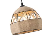 EUROLAMP ARTE ILLUMINA HELIOS Függesztett lámpatest Ε27 MAX 40W 250X250X1290mm Kötél & Fém