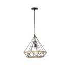 EUROLAMP ARTE ILLUMINA HELIOS Függesztett lámpatest Ε27 MAX 40W 380X380X1450mm Kötél & Fém