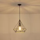 EUROLAMP ARTE ILLUMINA HELIOS Függesztett lámpatest Ε27 MAX 40W 380X380X1450mm Kötél & Fém