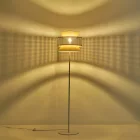 EUROLAMP ARTE ILLUMINA ISLA Állólámpa E27 MAX 40W 350X1450mm Bézs - Fehér