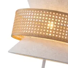 EUROLAMP ARTE ILLUMINA ISLA Állólámpa E27 MAX 40W 350X1450mm Bézs - Fehér