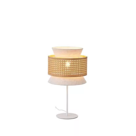 EUROLAMP ARTE ILLUMINA ISLA Függesztett lámpatest E27 MAX 40W 260X460mm Bézs - Fehér
