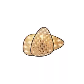   EUROLAMP ARTE ILLUMINA KAI Falilámpa E27 MAX 40W 430Χ300mm - Barna - Fekete 