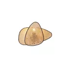 EUROLAMP ARTE ILLUMINA KAI Falilámpa E27 MAX 40W 430Χ300mm - Barna - Fekete 