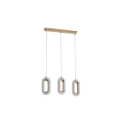 EUROLAMP ARTE ILLUMINA KRIKO Függesztett lámpatest beépített LED 26W 570X1250mm ROSE GOLD 