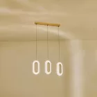 EUROLAMP ARTE ILLUMINA KRIKO Függesztett lámpatest beépített LED 26W 570X1250mm ROSE GOLD 