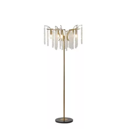 EUROLAMP ARTE ILLUMINA KRISTALLO Állólámpa Lámpatest 5XE14 MAX 40W 1500X580mm 