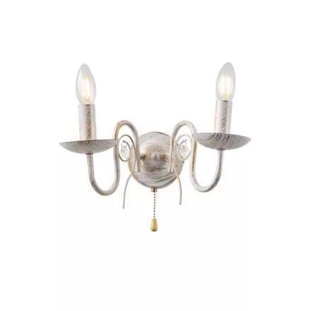 EUROLAMP ARTE ILLUMINA KRISTALLO Fali kar Lámpatest 2XE14 MAX 40W 210X300mm 