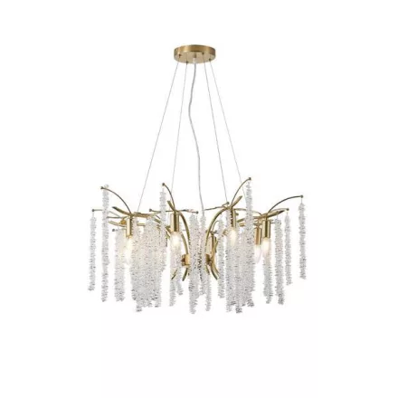 EUROLAMP ARTE ILLUMINA KRISTALLO Függesztett lámpatest 8XE14 MAX 40W 720X740mm 