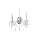 EUROLAMP ARTE ILLUMINA KRISTALLO Falilámpa 2XE14 MAX 40W 330X425mm Fém
