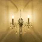 EUROLAMP ARTE ILLUMINA KRISTALLO Falilámpa 2XE14 MAX 40W 330X425mm Fém