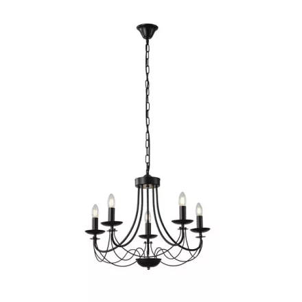 EUROLAMP ARTE ILLUMINA KRISTALLO Függesztett lámpatest 5XE14 MAX 40W 470X630mm 