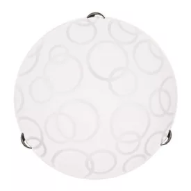   EUROLAMP ARTE ILLUMINA LEIA Mennyezeti Lámpatest Φ40 2XΕ27 Fehér/NICKEL 