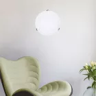 EUROLAMP ARTE ILLUMINA LEIA Mennyezeti Lámpatest Φ40 2XΕ27 Fehér/NICKEL 