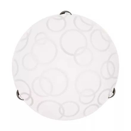 EUROLAMP ARTE ILLUMINA LEIA Mennyezeti Lámpatest LEIA Φ30 Ε27 Fehér/NICKEL 