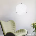 EUROLAMP ARTE ILLUMINA LEIA Mennyezeti Lámpatest LEIA Φ30 Ε27 Fehér/NICKEL 