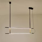 EUROLAMP ARTE ILLUMINA LINEA Függesztett lámpatest 2X20W 1400X60X1200mm Fekete 