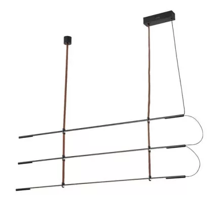 EUROLAMP ARTE ILLUMINA LINEA Függesztett lámpatest 3X20W 1400X60X1200mm Fekete 