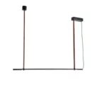 EUROLAMP ARTE ILLUMINA LINEA Függesztett lámpatest beépített LED 21W 1400X60X1200mm Fekete 