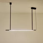 EUROLAMP ARTE ILLUMINA LINEA Függesztett lámpatest beépített LED 21W 1400X60X1200mm Fekete 
