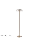 EUROLAMP ARTE ILLUMINA LOBBY Állólámpa Acél és üveg COGNAC ART 8W Φ300x1350mm 