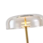 EUROLAMP ARTE ILLUMINA LOBBY Állólámpa Acél és üveg COGNAC ART 8W Φ300x1350mm 