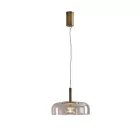 EUROLAMP ARTE ILLUMINA LOBBY Függesztett lámpatest beépített LED Acél és üveg COGNAC ART 8W Φ300x1390mm 