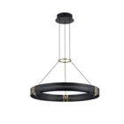 EUROLAMP ARTE ILLUMINA LUIS Függesztett lámpatest beépített LED 33W 620X1200 Fekete - GOLD 