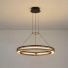 EUROLAMP ARTE ILLUMINA LUIS Függesztett lámpatest beépített LED 33W 620X1200 Fekete - GOLD 