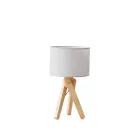 EUROLAMP ARTE ILLUMINA MADERA Asztali lámpa E27 MAX 40W 28Χ20mm Fa 