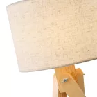 EUROLAMP ARTE ILLUMINA MADERA Asztali lámpa E27 MAX 40W 28Χ20mm Fa 