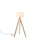 EUROLAMP ARTE ILLUMINA MADERA Állólámpa Lámpatest Fa 1XE27 MAX 40W 450X1450mm 
