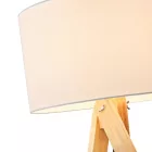 EUROLAMP ARTE ILLUMINA MADERA Állólámpa Lámpatest Fa 1XE27 MAX 40W 450X1450mm 