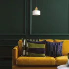 EUROLAMP ARTE ILLUMINA MARBLE Függesztett lámpatest E27 Φ15X18 GOLD/Fehér