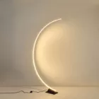 EUROLAMP ARTE ILLUMINA MEDIA LUNA Állólámpa LED 45W 630X1950mm Fekete 