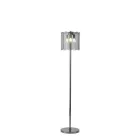 EUROLAMP ARTE ILLUMINA MIRA Állólámpa Üveg Lámpatest 3XE14 MAX 40W Φ300Χ1600mm Fekete 