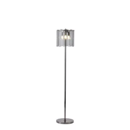 EUROLAMP ARTE ILLUMINA MIRA Állólámpa Üveg Lámpatest 3XE14 MAX 40W Φ300Χ1600mm Fekete 