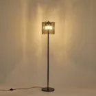 EUROLAMP ARTE ILLUMINA MIRA Állólámpa Üveg Lámpatest 3XE14 MAX 40W Φ300Χ1600mm Fekete 